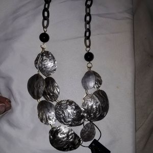 Gray lightweight acrylic 24' Necklace
